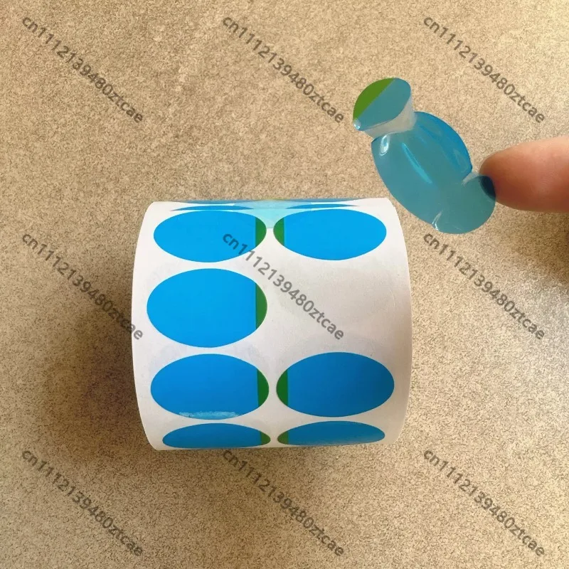 Concave Side Blue Anti‑Slip Lens Film Special Protective Sticker For PC Spectacle Lens Anti‑Slipping Accessory For Lens Edger