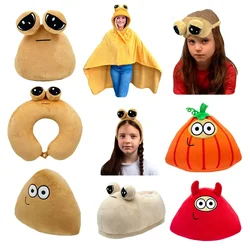 22cm Hot Game My Pet Alien Pou Plush Toy Furdiburb Emotion Alien Plushie Stuffed Animal Pou Doll Birthday Christmas Gift