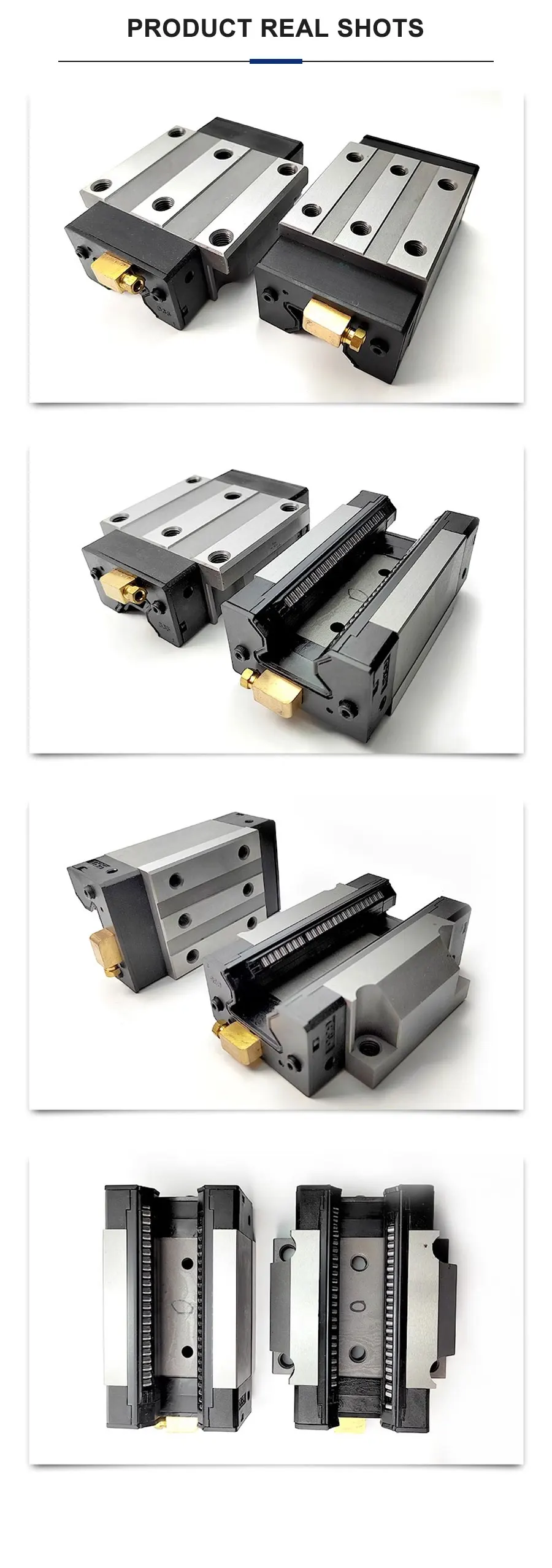 1pc RGH30CA RGW30CC Block Slider Wagen Linear Führungsschiene Schwere last H Klasse CNC Maschine Zentrum Präzision Hohe stijfheit Roller – Detail 17