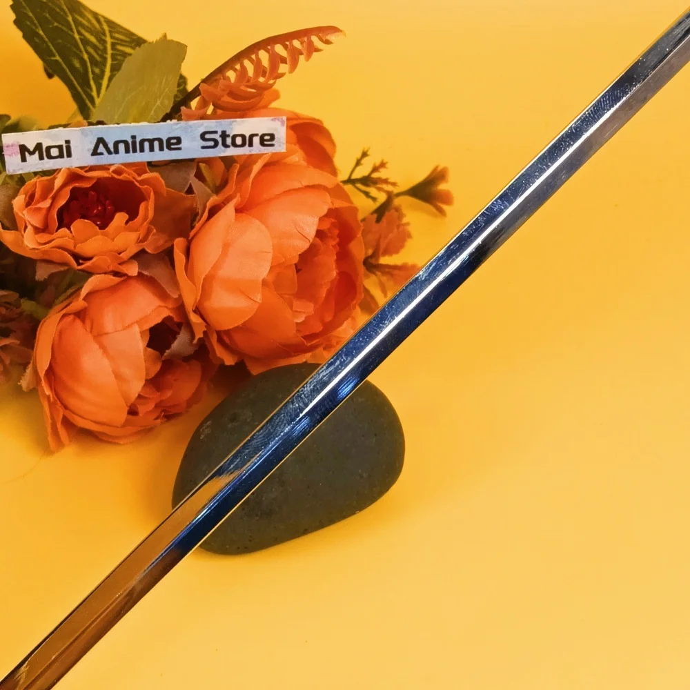 10in aço roronoa zoro katana metal anime zoro espada tamanho real katana original samurai sabre ferro ninja faca unsharp brinquedo presente
