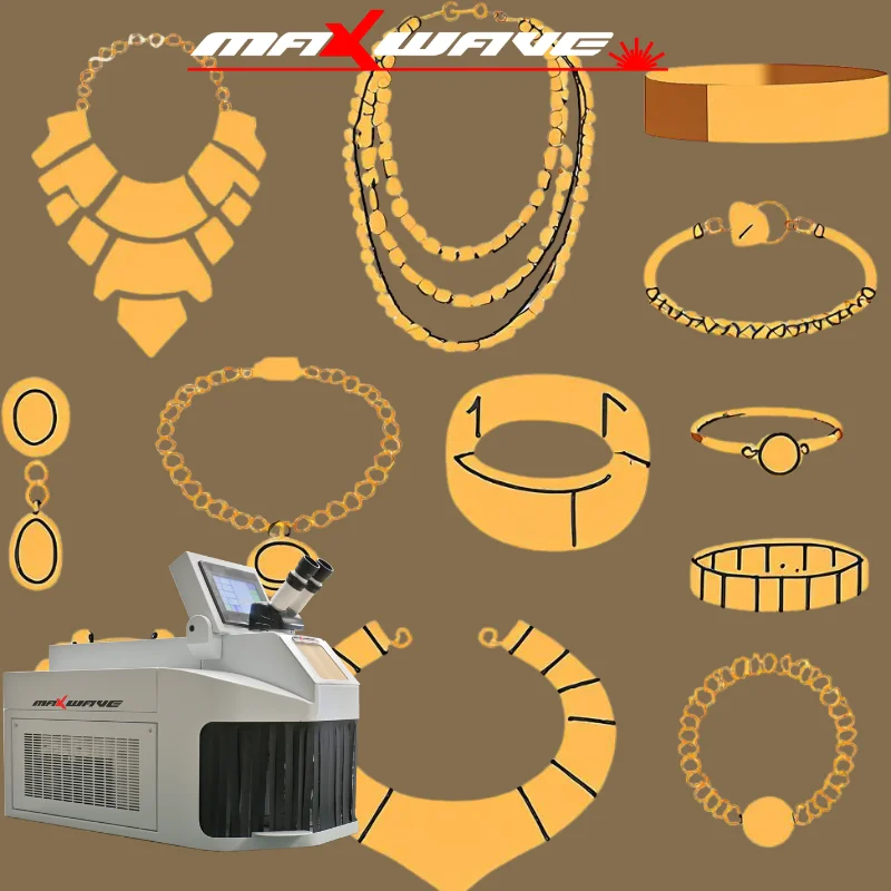 Jewelry Laser Welding Machine - MINI Size, 60W/200W with Touch Screen for Easy Use