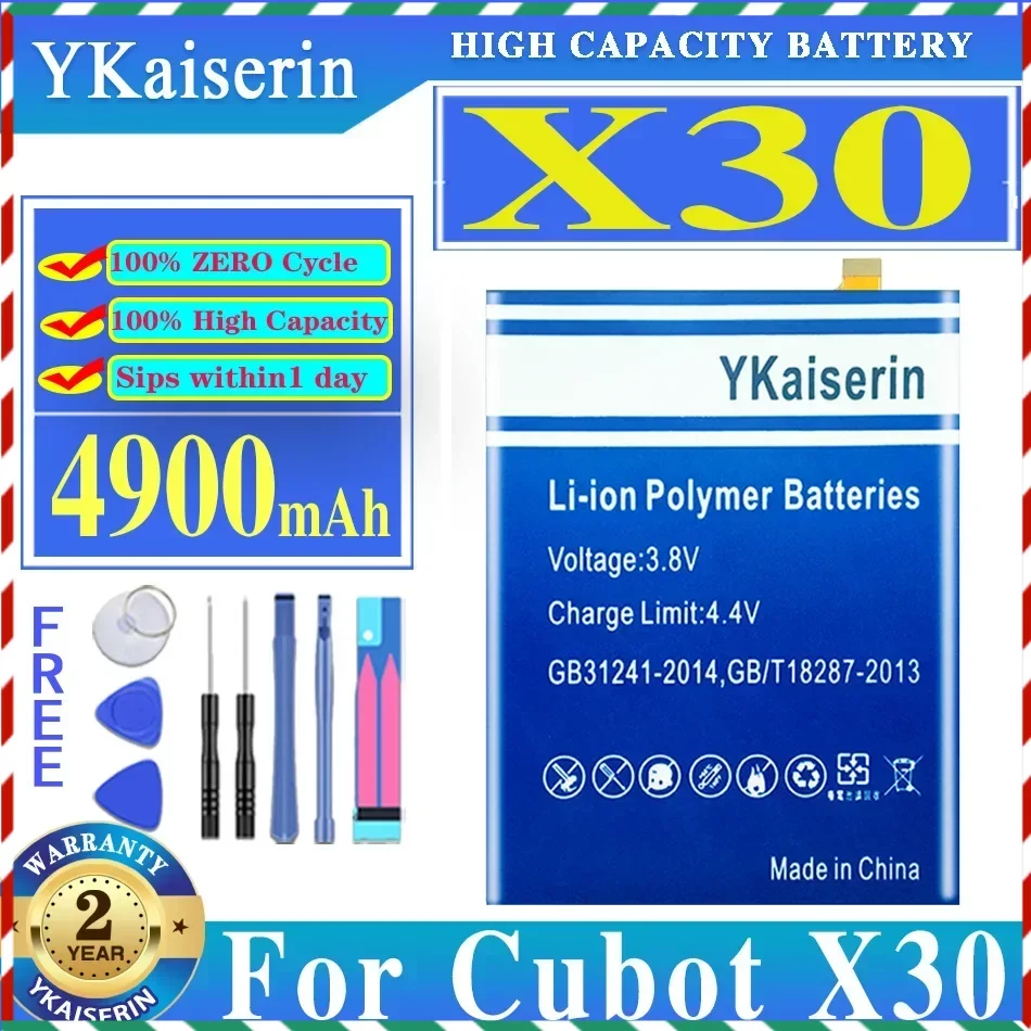 

YKaiserin Battery X 30 4900mAh for Cubot X30 Bateria