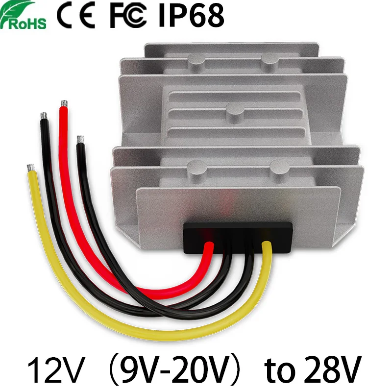 

12V to 28V booster power converter 9V to 20V to 28V1A2A3A DC power transformer module The booster module