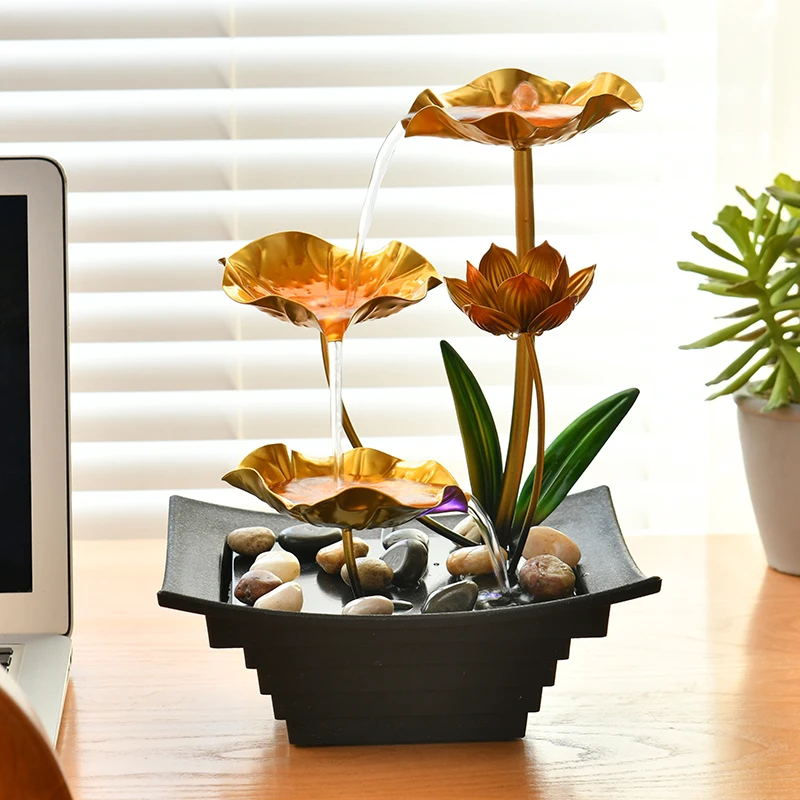 Mini Desktop USB Electric Relax Decor Interior Water Pump Fountain Office Home and Bedroom