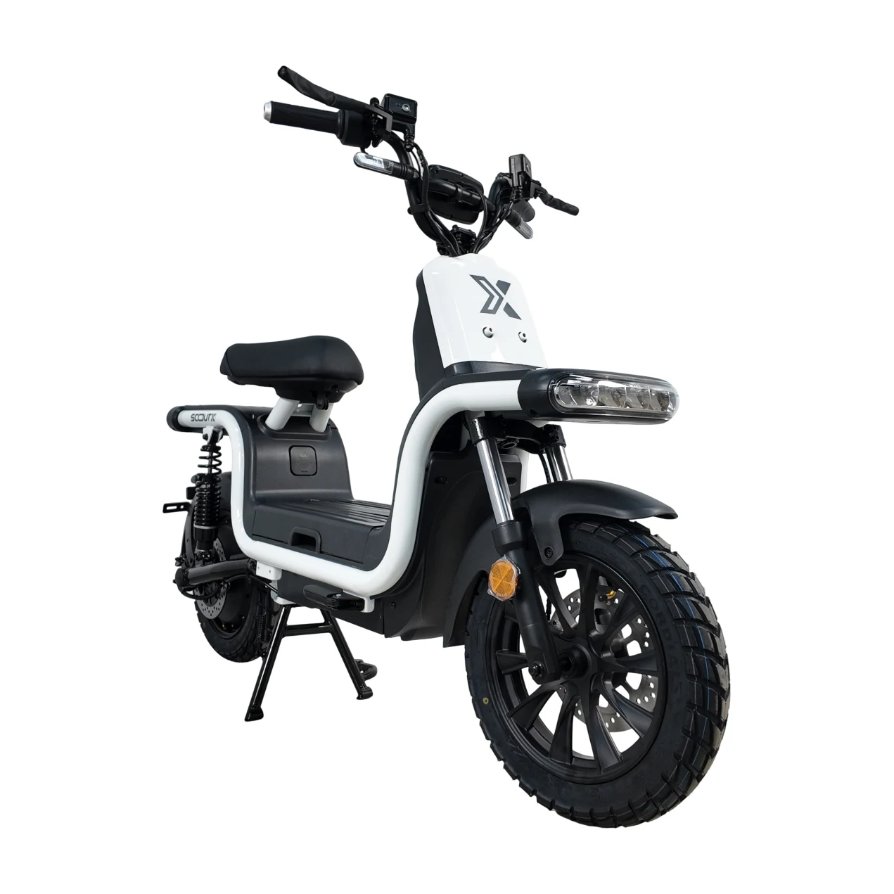 Reliable 1500W EEC Certified Electric Delivery Motorcycle Touring Motorcycles with Front and Rear Delivery Boxes 250kg Max Load