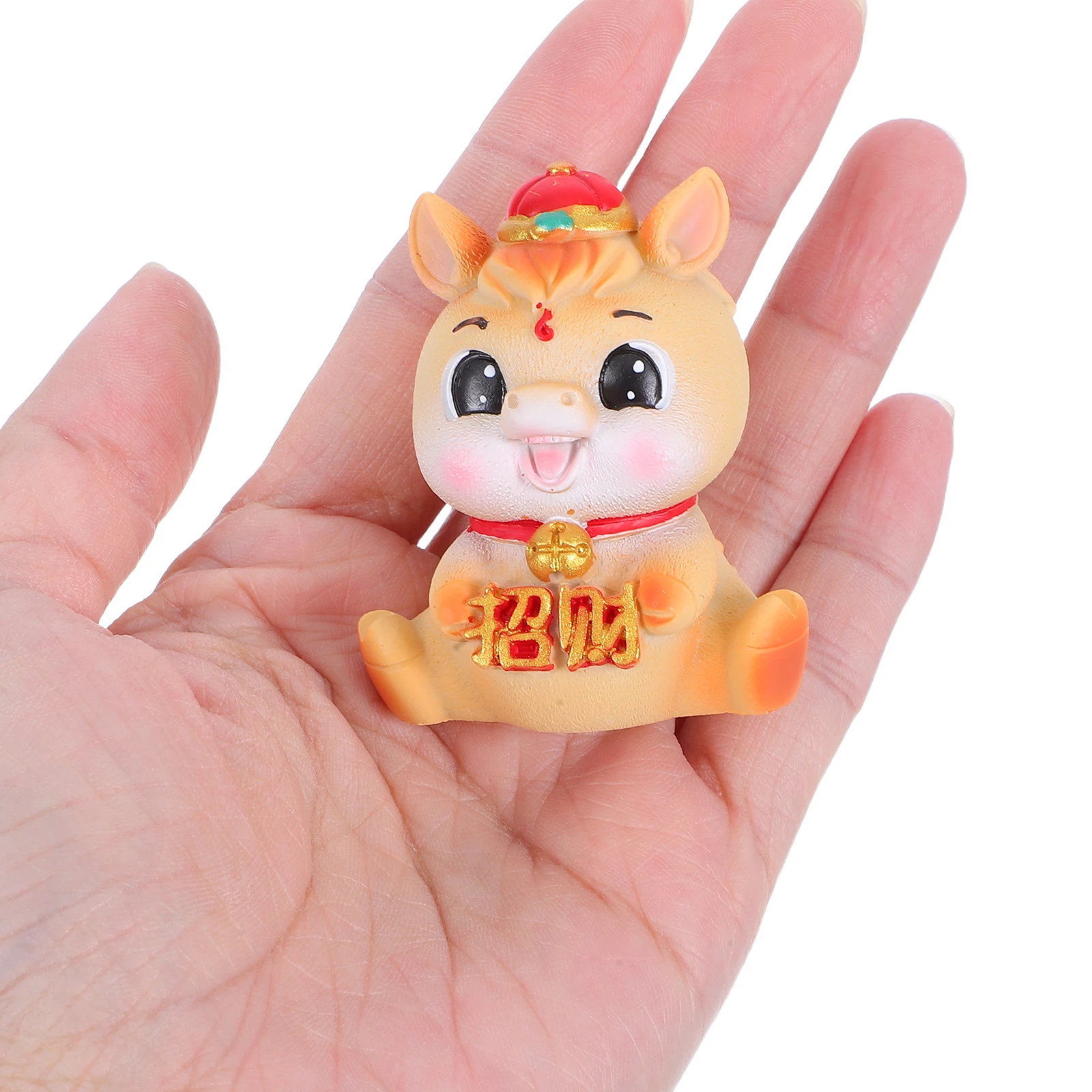 

4Pcs Resin Horse Statue Decor Sophistication Grace Success Miniature Figurines Festive Symbolism Versatile Placement