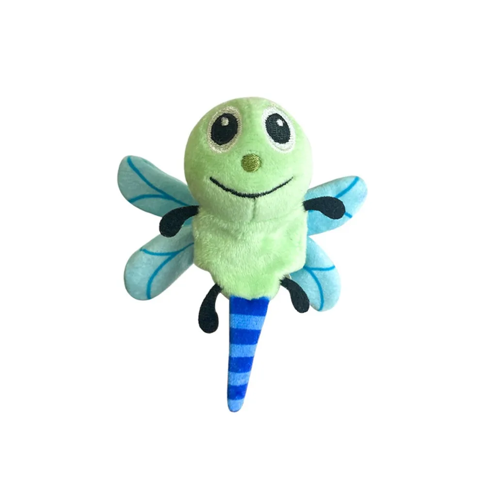 Hand Puppet Set Role Play Animal Finger Puppets Educational Cartoon Insect Series Puppets Storytelling 9cm Butterfly Bee Puppets