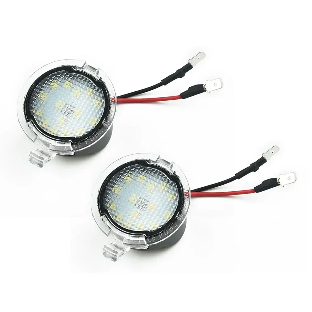 

2pcs Car Light Lisence Plate Light 15-LED Side Mirror Puddle Lights Side Marker For Ford F-150 Waterproof Super Bright