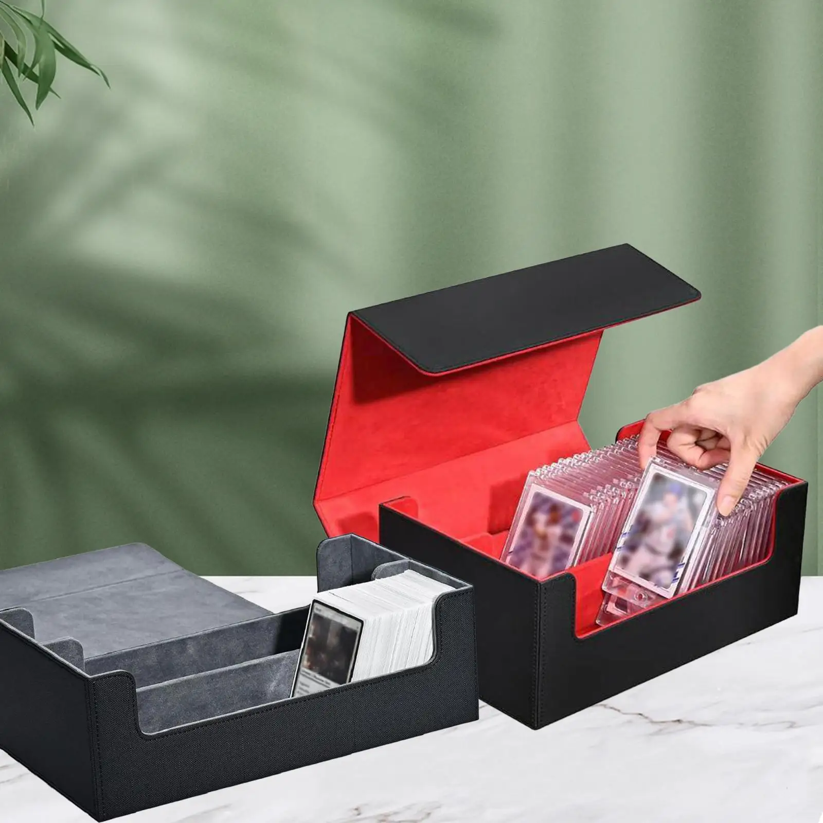 

1200+Card Deck Box Card Protection Holder Cards Protector Container Closure Card