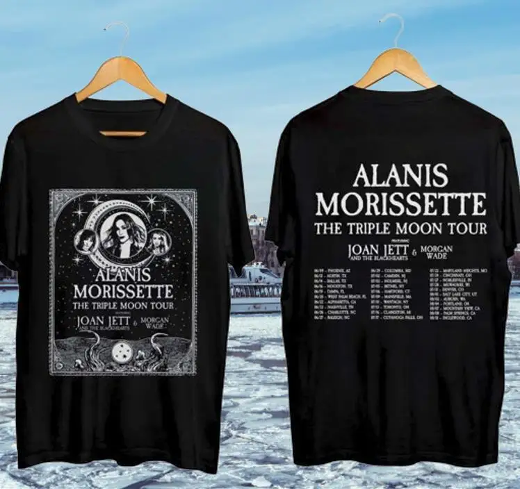 Alanis Morissette Triple Moon Tour 2024 Shirt Fan Gift 90s Fans Music S-3xl