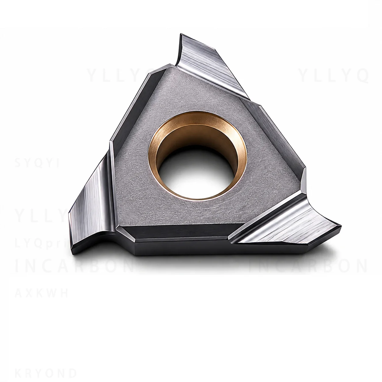 5PCS TGF 32R0508 Triangular CNC Insert, Vertical Mounting Cutter for Snap Ring & Shallow Groove Machining
