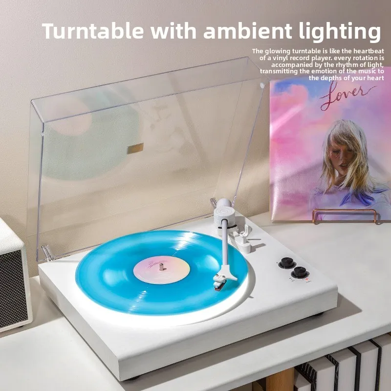 Retro vinyl record stereo European desktop ornament, decorative record player HIFI high-quality Bluetooth speaker