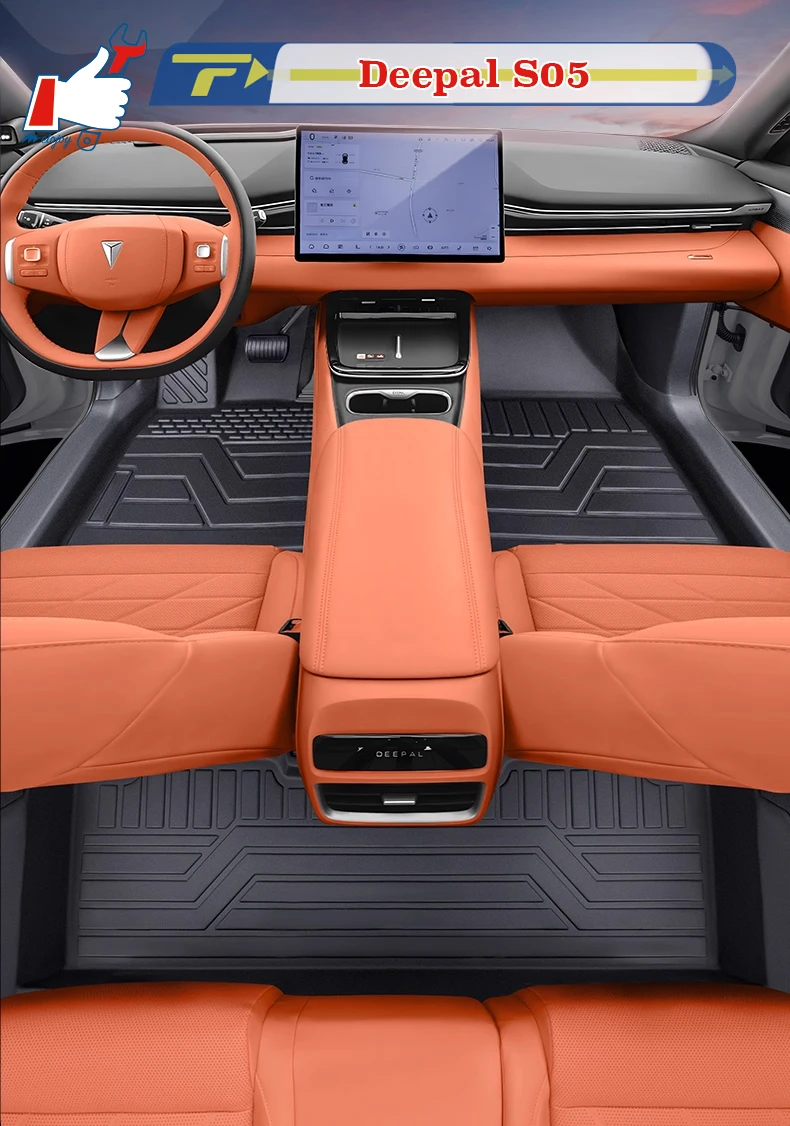 

Left-hand Drive Car Floor Mat For DongFeng Deepal S05 2024 Full-Surrounded Foot Mat Mat Floor Liner Floor Carpet Water-proof Mat