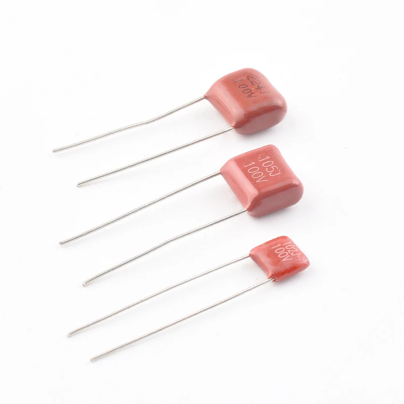 Комплект конденсаторов CBB, 100 шт., 100 В, 10 типов, 102 472 103 223 333 473 104 224 474 105