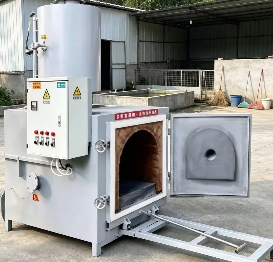 Customized 100kg Incinerator for Burning the Bodies of Pet Dogs and Cats in Hospitals