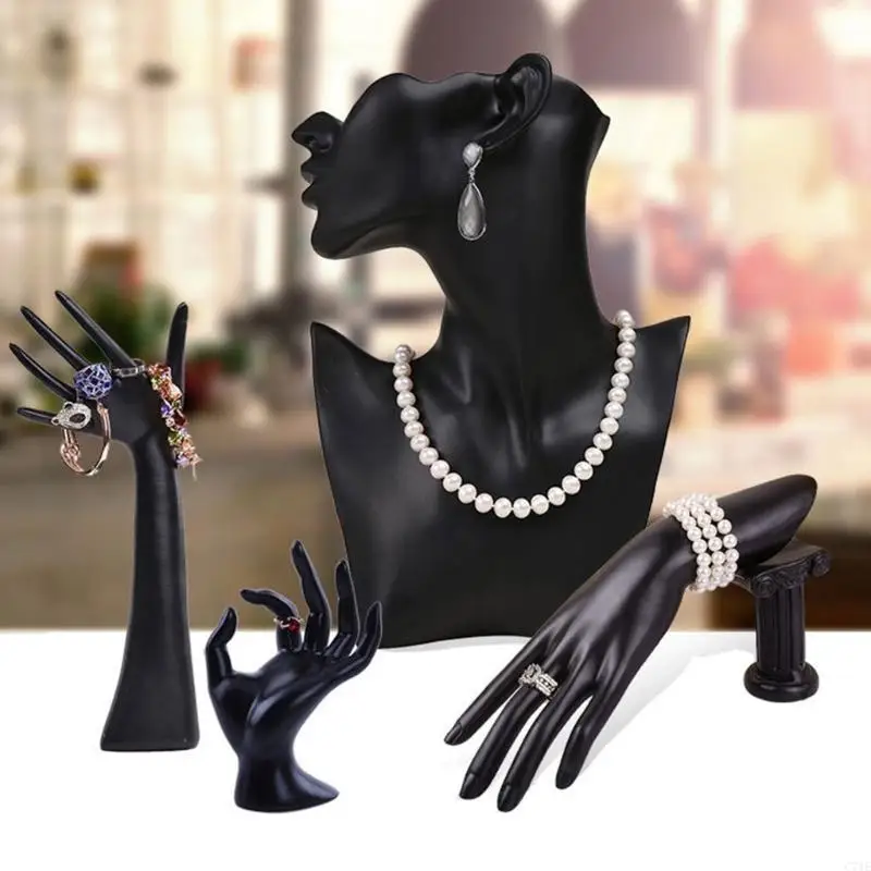  Decorative Mannequin Hand Jewelry Display Stand Necklace Hand Model Necklace Stand Suitable for Home and Store Decors