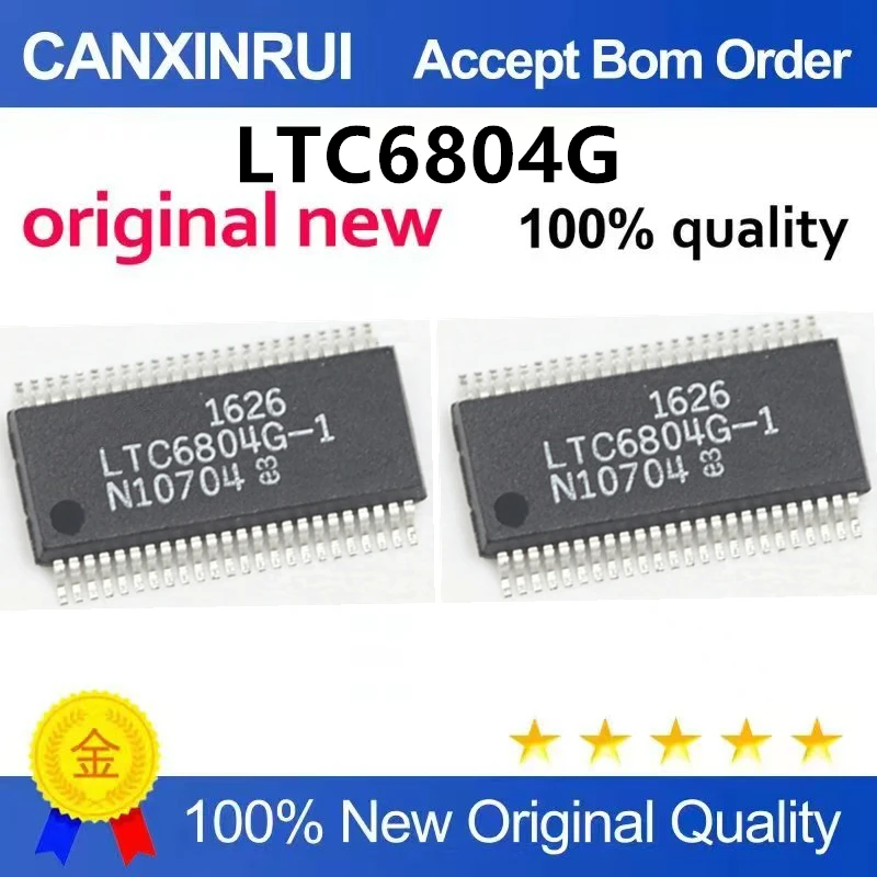 （5pcs-10pcs）Original genuine LTC6804G SSOP48 battery pack monitor chip packaged with multiple batteries