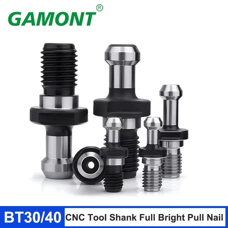 GAMONT CNC Tool Handle Full Bright Pull Nail Machining Center Pull Nail Through-Hole Water Outlet BT30/BT40/BT50