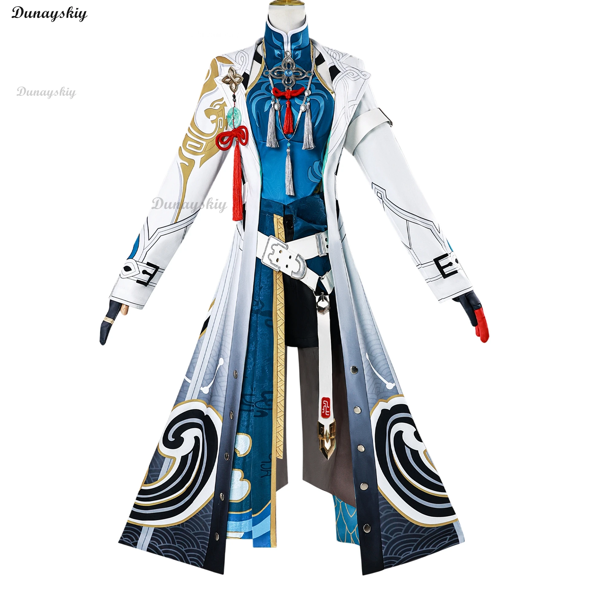 Honkai Star Rail Feixiao Cosplay Kostuum Pruik Spel Uniform Hoofddeksels Foto-Ready Handgemaakte Halloween Party Uniform Vrouwen Mannen