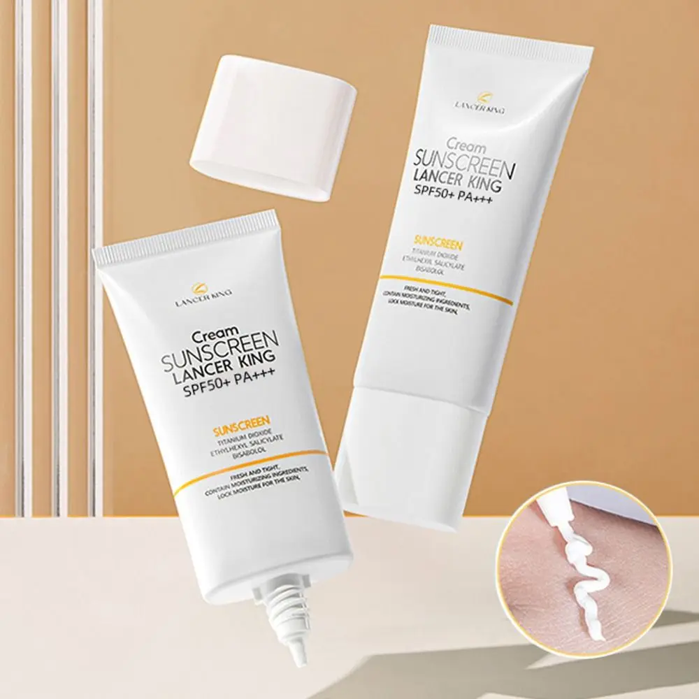 60g/50g Multi-effect Repair Summer Sunscreen Cream SPF50+ Sun Block Isolation Cream Mild Concealer Lightweight