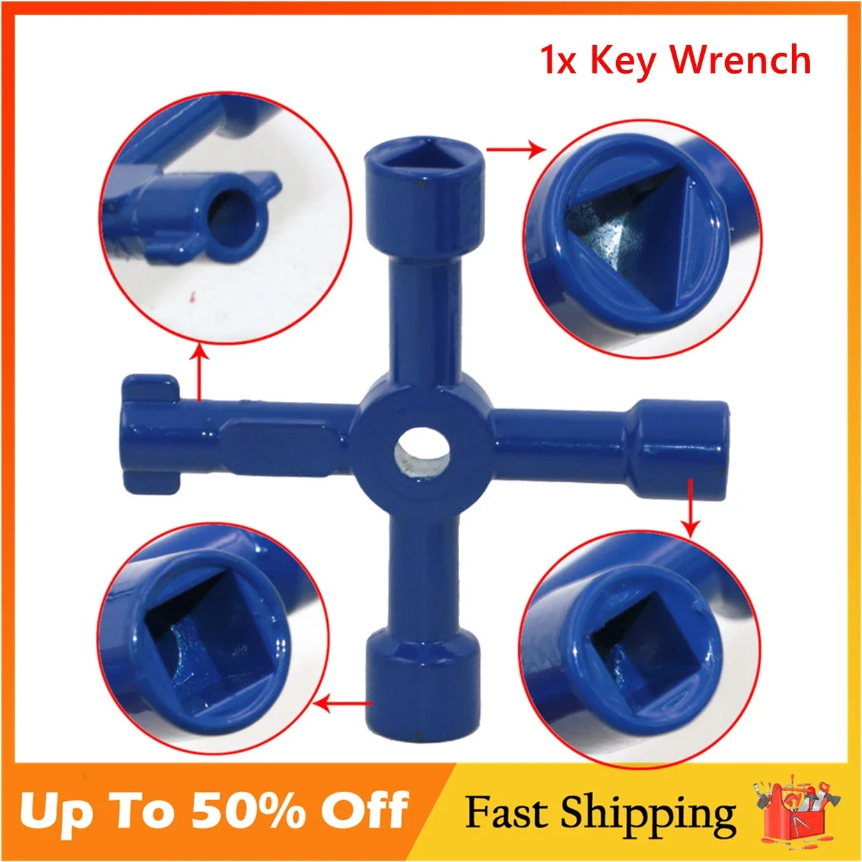 1x Key Wrench Electricians Switchboards Key Lock Tools Cable Safety Switch Switches Fit Train Car Elevator Subway Tool Parts