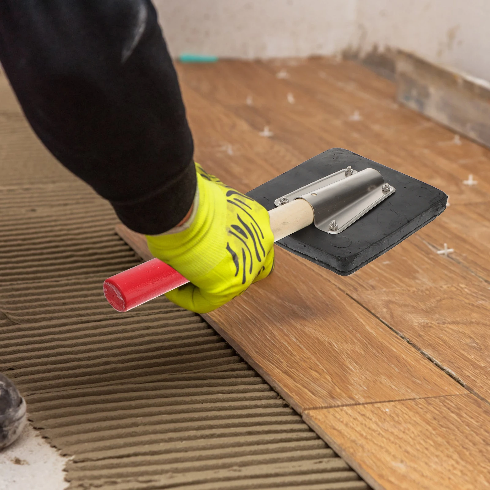 

Rubber Clapper Tapping Block Flooring Tool Laminate Tools Wooden H Installation Home Use Durable Rubber Wood Material