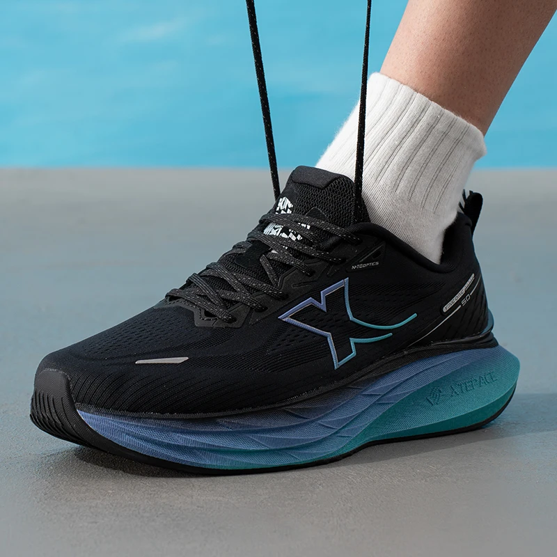 Chinese Sports Brand Xtep Cushioning Running Shoes Men's Shoes New Men's Lightweight Jogging Shoes Outdoor Fitness Training Shoes Sports Shoes 974319110058-2