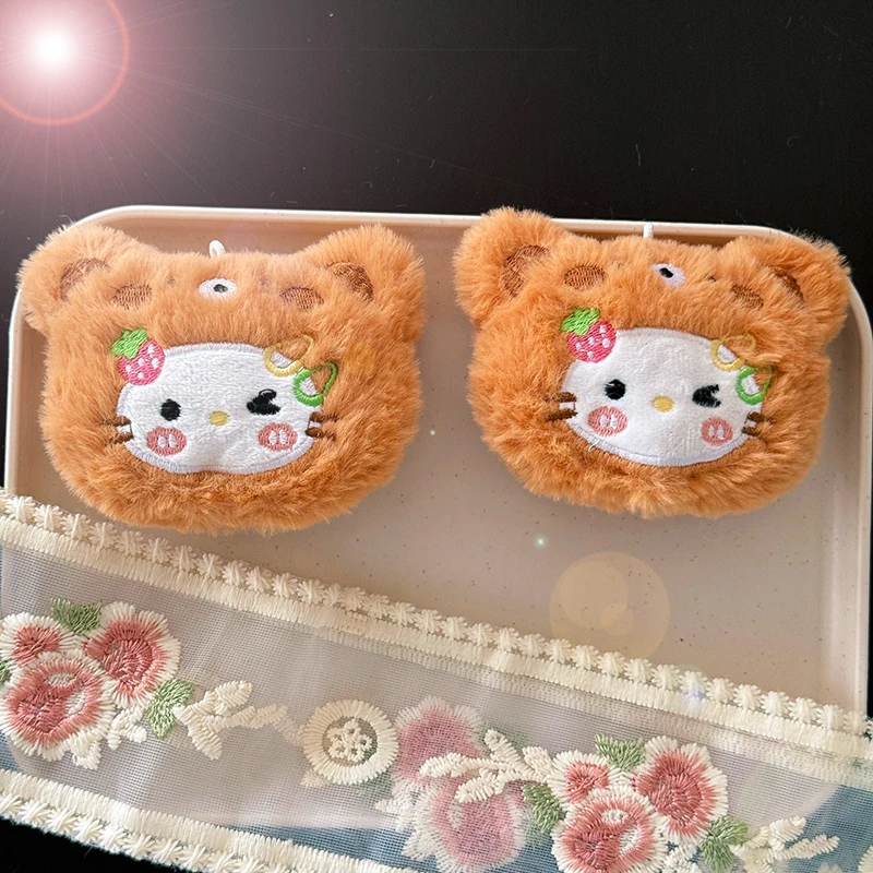 サンリオハローキティぬいぐるみキーホルダーかわいいアニメキティ猫ぬいぐるみペンダントキーリングバッグ装飾車のキーペンダント女の子ギフト