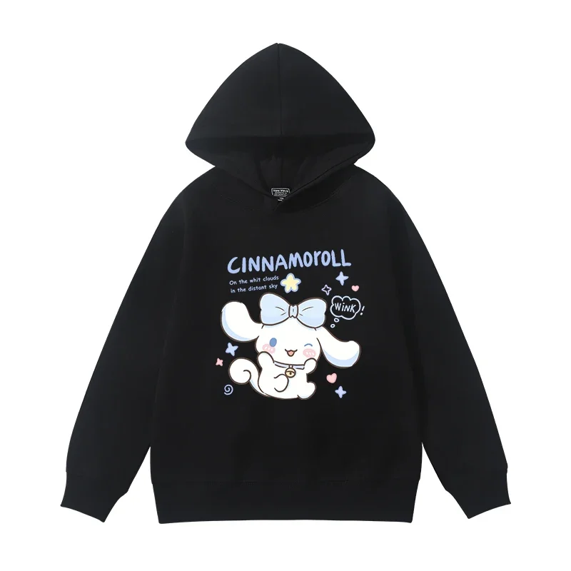 

Sanrio's Cute Cinnamon Roll Printed Pullover Hoodie for Children's Clothing, A Fashionable and Casual Hoodie for Autumn and Wint