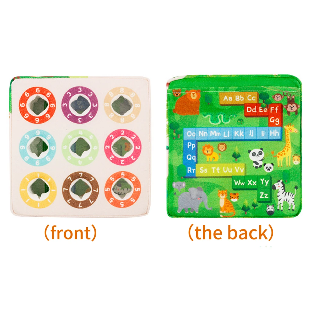 Cotton Radishes Montessori Toy Color digits shape and Animals Educational Toys For Preschool Sensory Activity Development Game