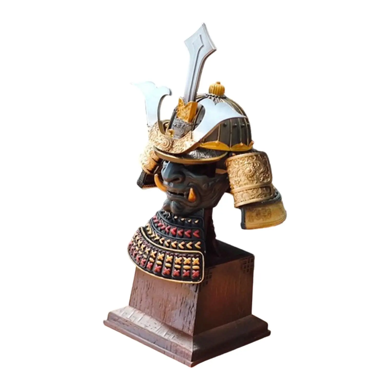 Miniature Kamakura Samurai Helmet Decorative Home Office Desk Decoration