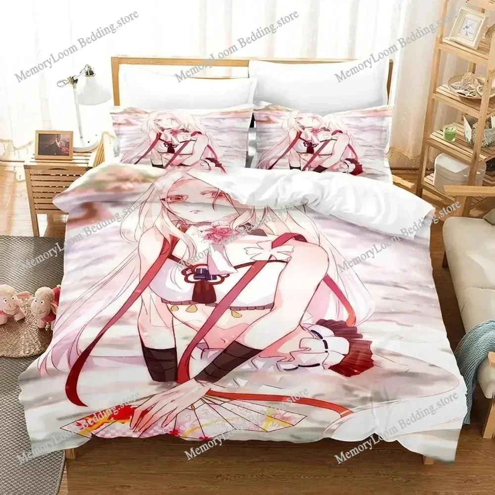 

Anime Character Cute Olympia Soire Bedding Set Full/Queen/King Size Duvet Cover Pillowcase Kids Adult Soft Home Textile Set