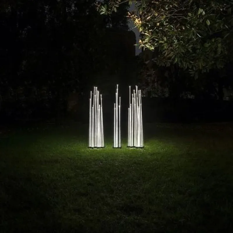

【2026】Fiber Reed Floor Lawn Landscape DC12v RGB 3000k 7W 11w Support DMX512 Outdoor Garden Light