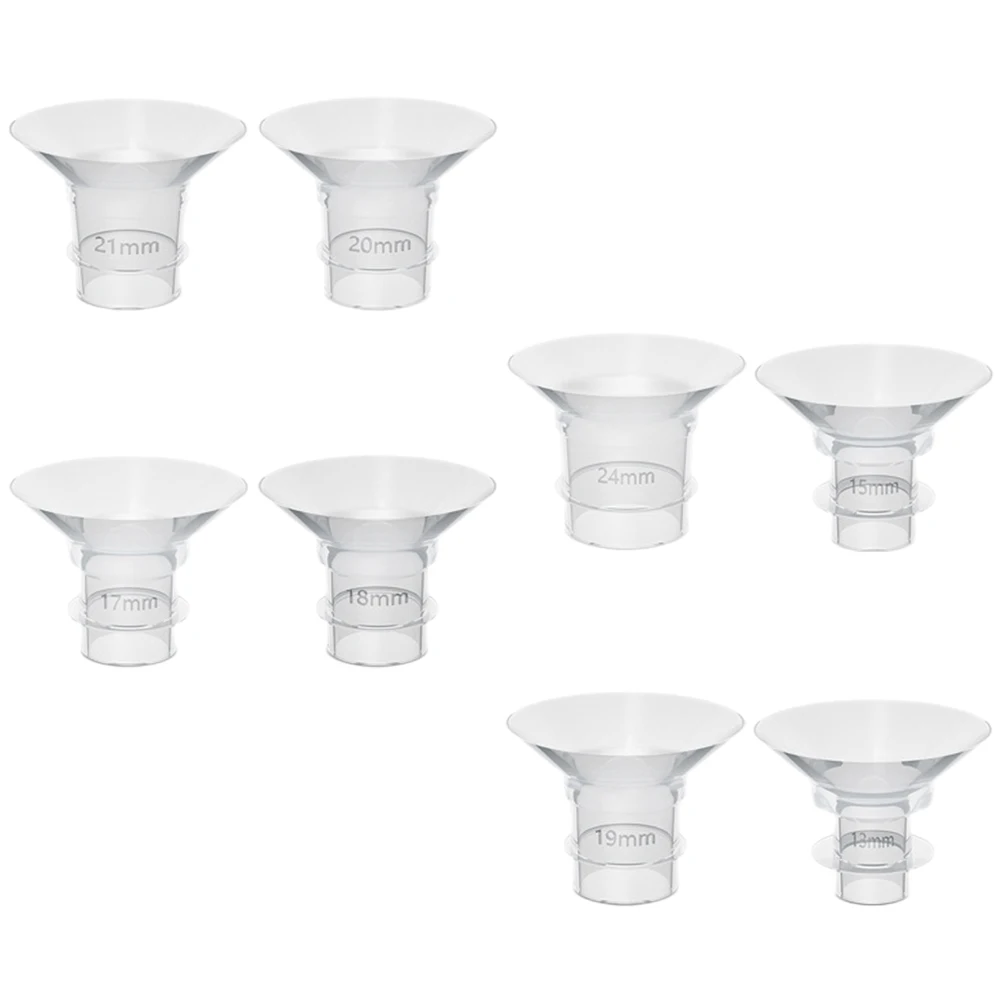 

Silicone Flange Insert Converter for Breast Pump 19mm 18mm 21mm 15mm Hands Free Wearable Electric Smooth Surface Safe Practical