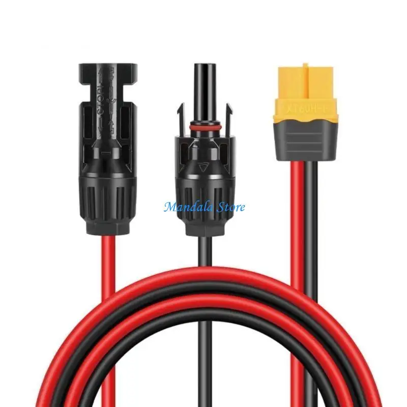 

U2JC Premium 14AWG Solars Panel Adapter Cable Connectors PVC Insulation Wide Temperature Ranges 10°C To 105°C