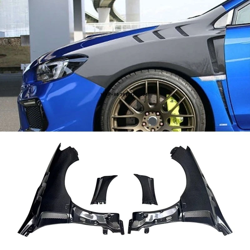 

Fender for Impreza WRX 2015-2021 Real Carbon Fiber Front Fender Side Fenders Trims Car Auto Parts