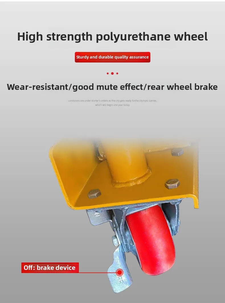 منصة رفع مقصية منصة وصول الرفع المقصية الكهربائية #5