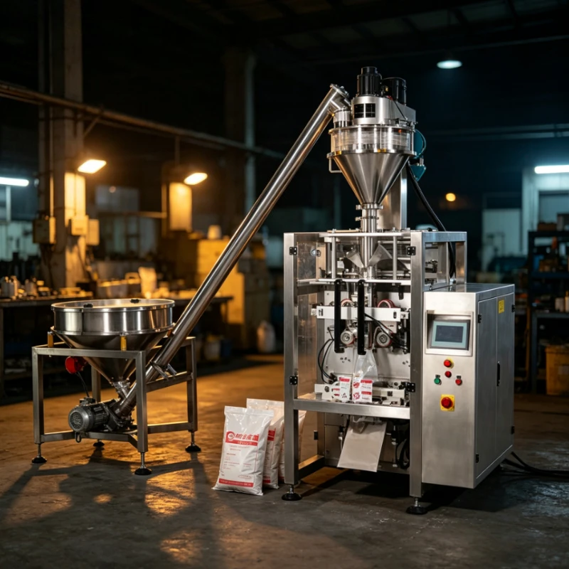 Customized High-Precision Powder Packaging Equipment for Coconut Powder Screw Conveyor Metering Packaging Filling Machine