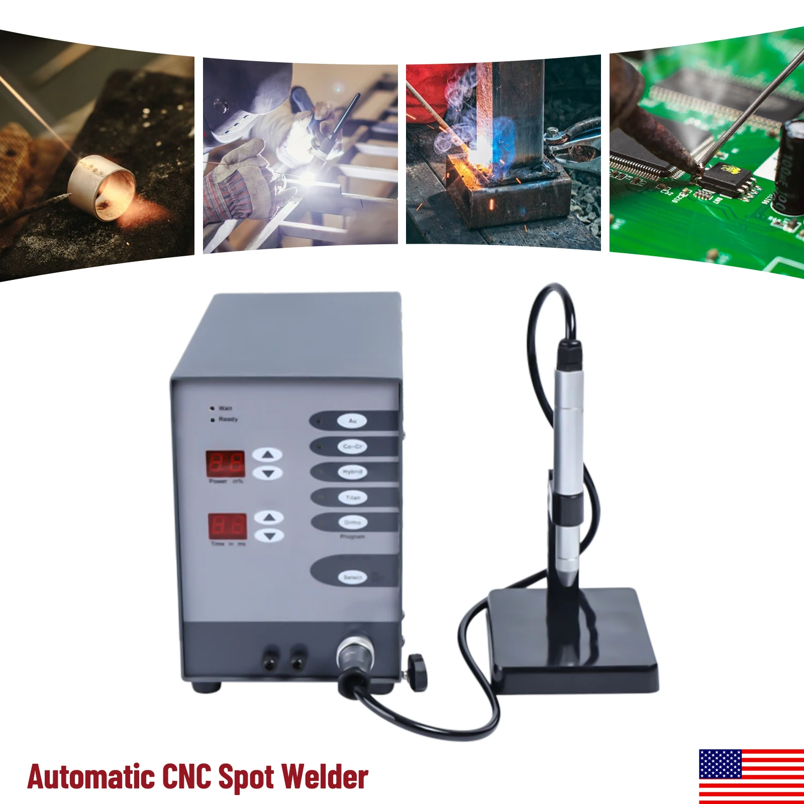 Pulse Argon Arc Welding Machine,5 in 1 Welder, MCU Control System and IGBT Inverter Technology Digitally Control