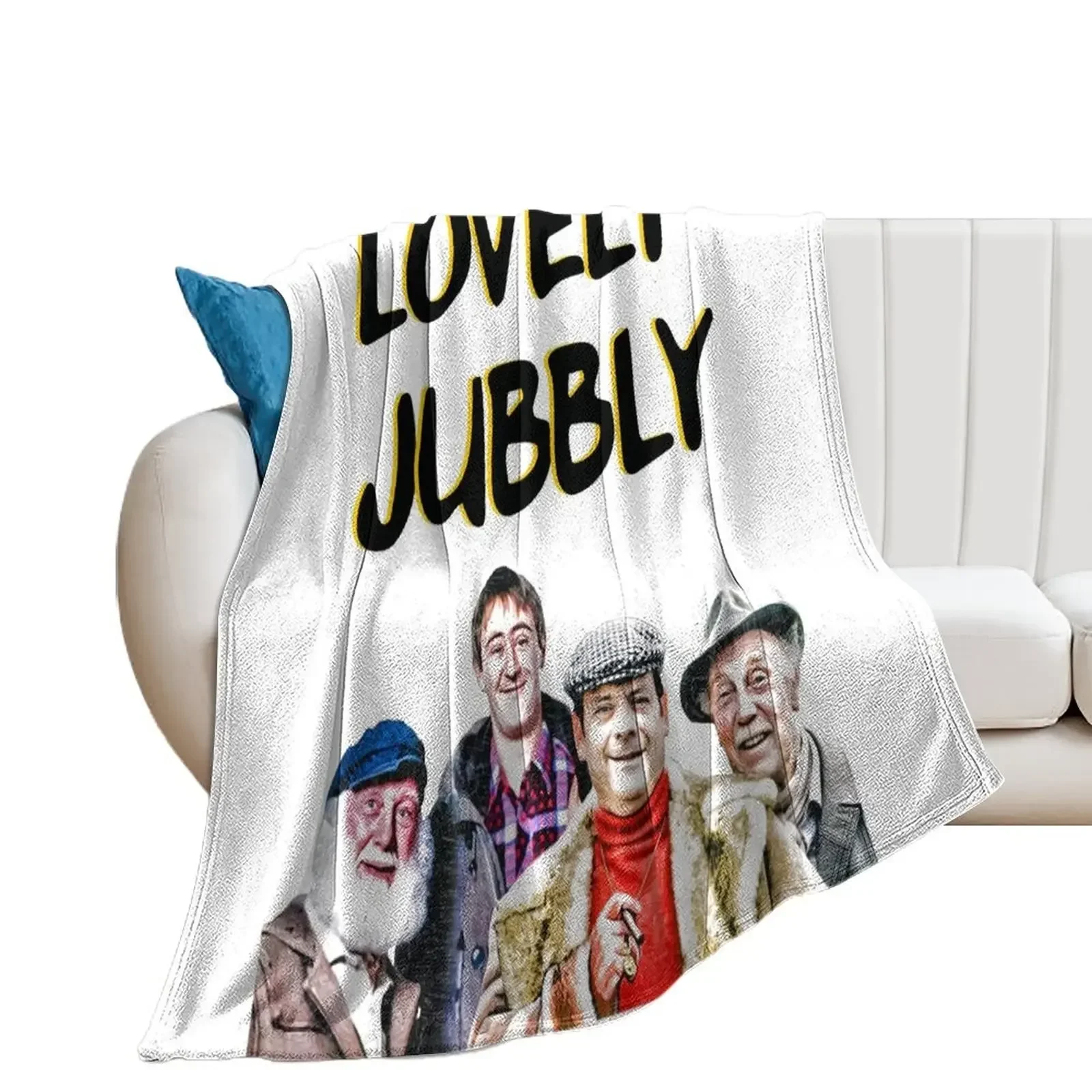 

Lovely Jubbly! Throw Blanket Bed covers Flannel Fabric Blankets