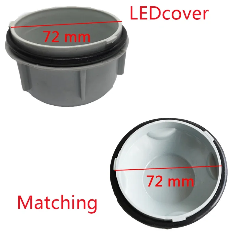 For Nissan X-Trail Xtrail T32 Rogue Dust Proof Plug Light Rear Cover LED Extended Cap Sealed Cup Lamp Housing Decorative