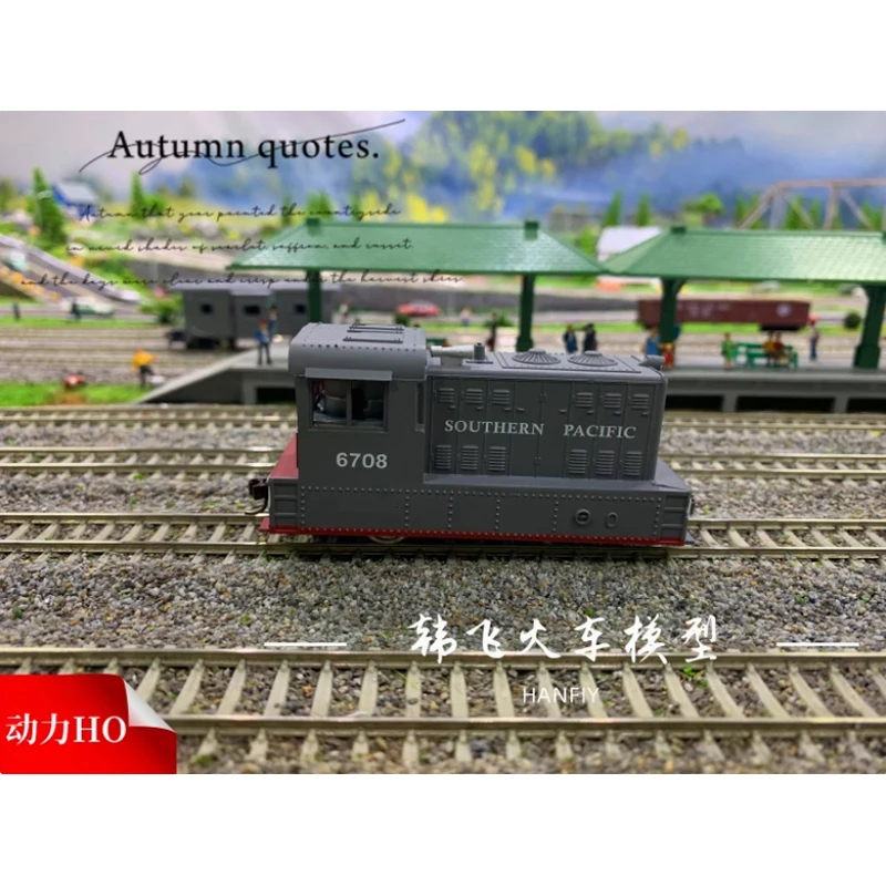 HO Scale HF 1:87 MDT Powered Diesel Locomotive Train Model With Power Adult Collection Static Display Toys