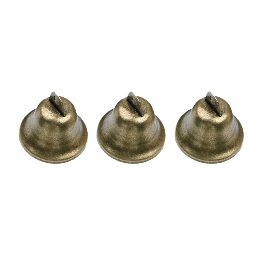 

15pcs 38Mm Vintage Bronze Jingle Bells Polished Brass Lightweight Christmas Party Decor Bell For Home Hotel School Diy Craft