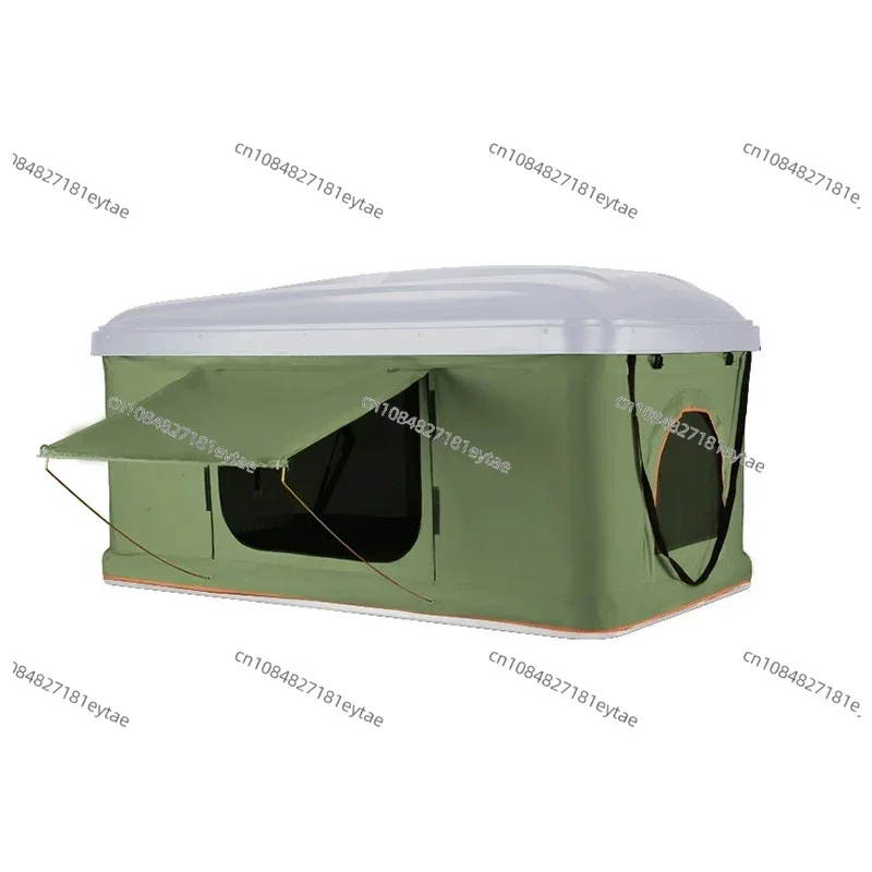 Car roof tent fully automatic outdoor camping self-driving car anti-mosquito and rain-proof ABS hard-top tent