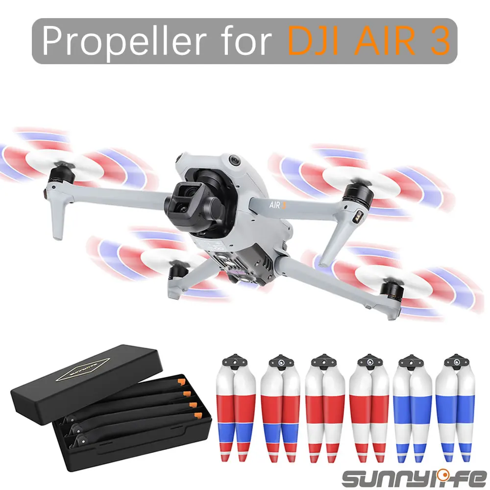 For Dji AIR 3S AIR 3 Propeller Hard and Durable Lightweight 8747F Propellers Storage Foldable Props Blades Accessories