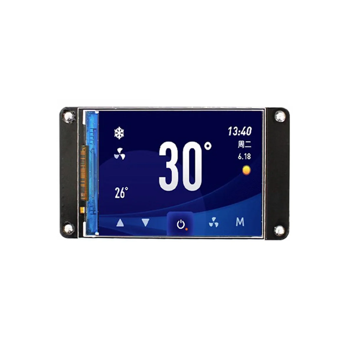 2.4 Inch Serial Screen Support WIFI Bluetooth IPS Screen Based on ESP32-C3 Development Board ZX240-C3SI1 Module