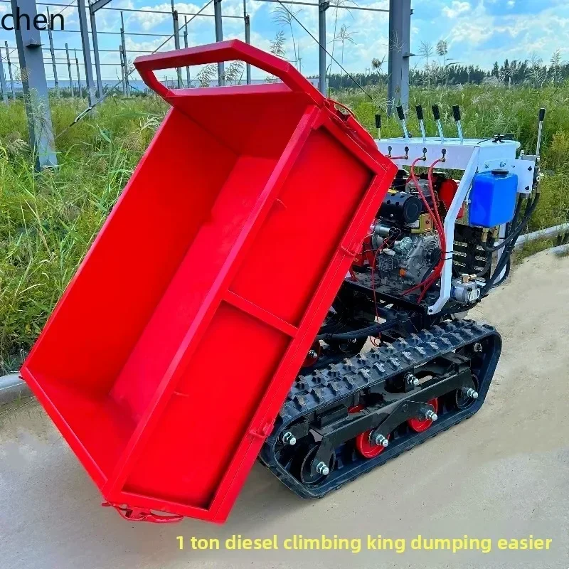 A1 all-terrain crawler small truck for agricultural dump orchards in mountainous areas