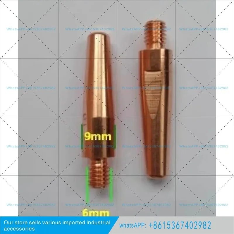 Conductive nozzle chrome zirconium copper locomotive 6 * 40/45 0.8 1.0 1.2 1.6 gas welding gun accessories