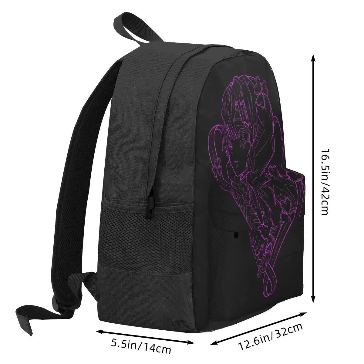 Flower Girl Backpack Student BookBag Kids School Bag Laptop Shoulder Bags for Men Women