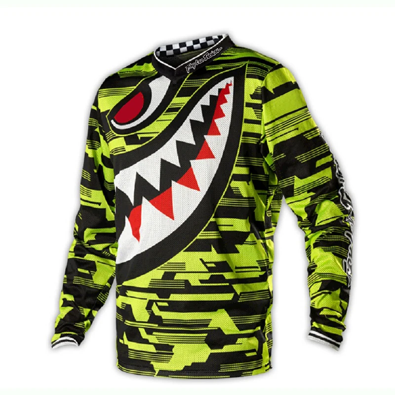 free shipping motocross jersey enduro mountain bike riding downhill racing mx shirt maillot bike clothing custom